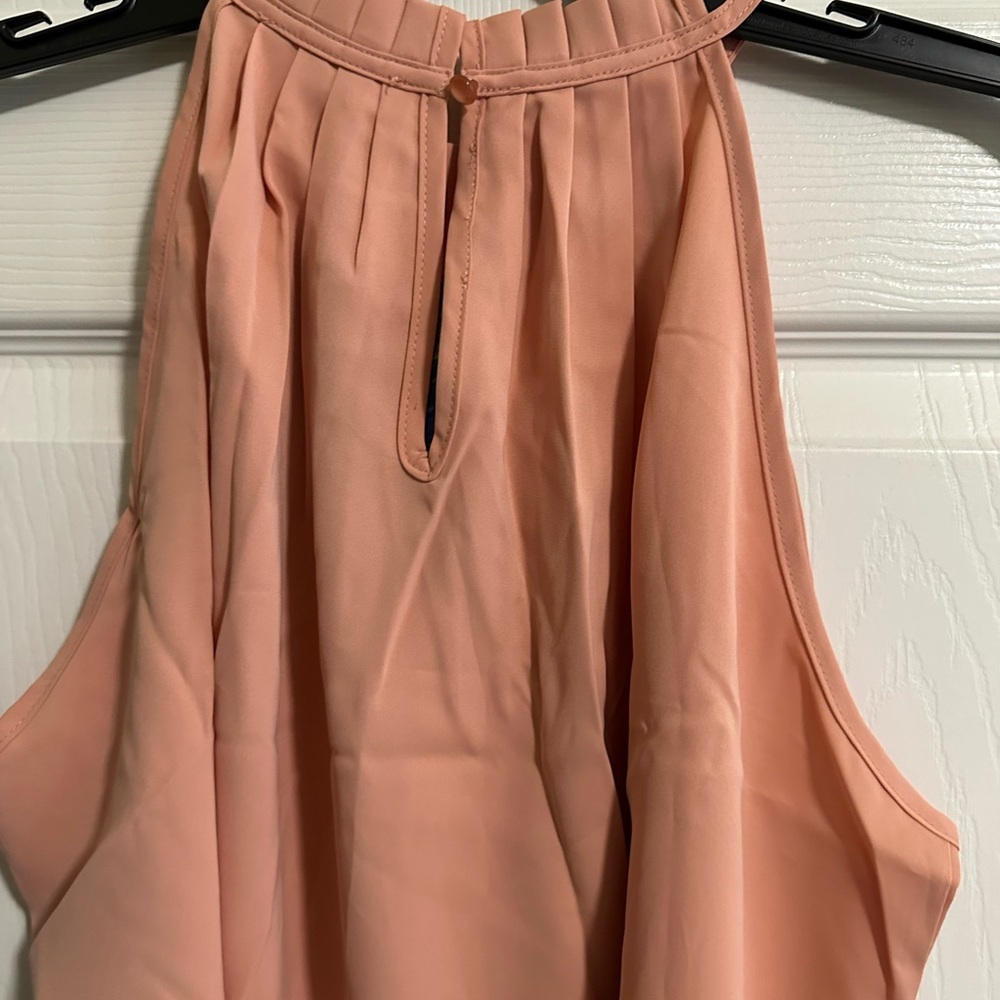 MYCOLORBLUE Peach Halter Top NWT Size Small - Picture 4 of 6